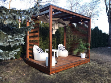 Terrace in your garden, dārza terases būvniecība