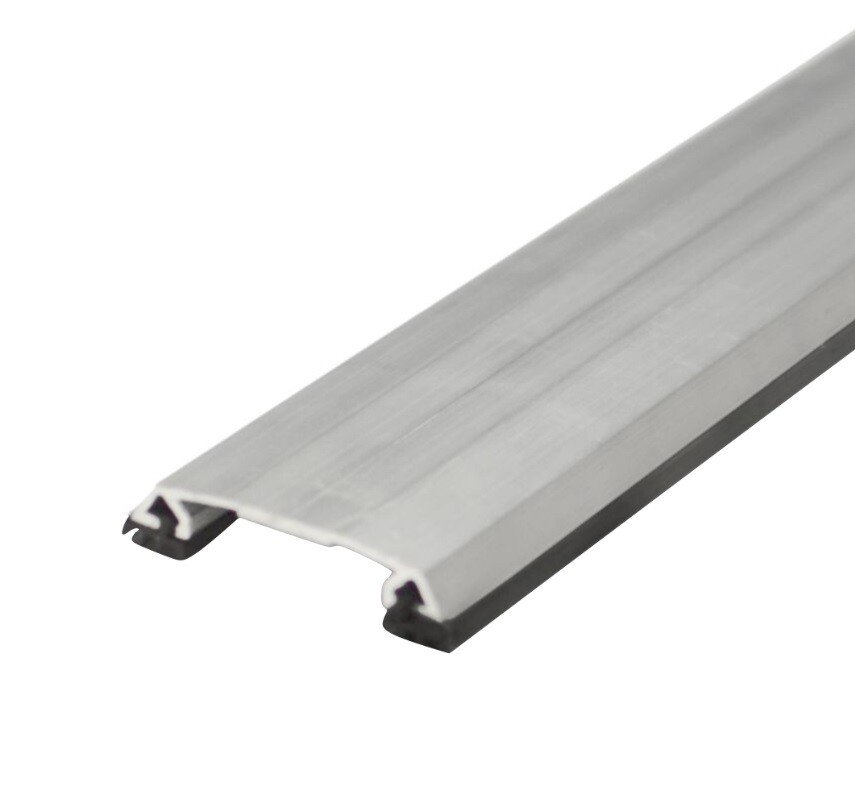 Aluminum connection top profile with sealing rubbers