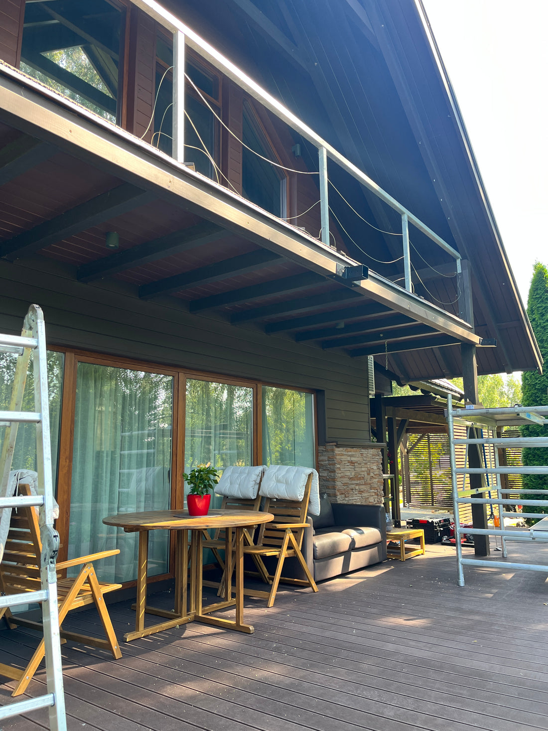 Modular  Wall mounted Canopy DIY,  7,5mx2,5m