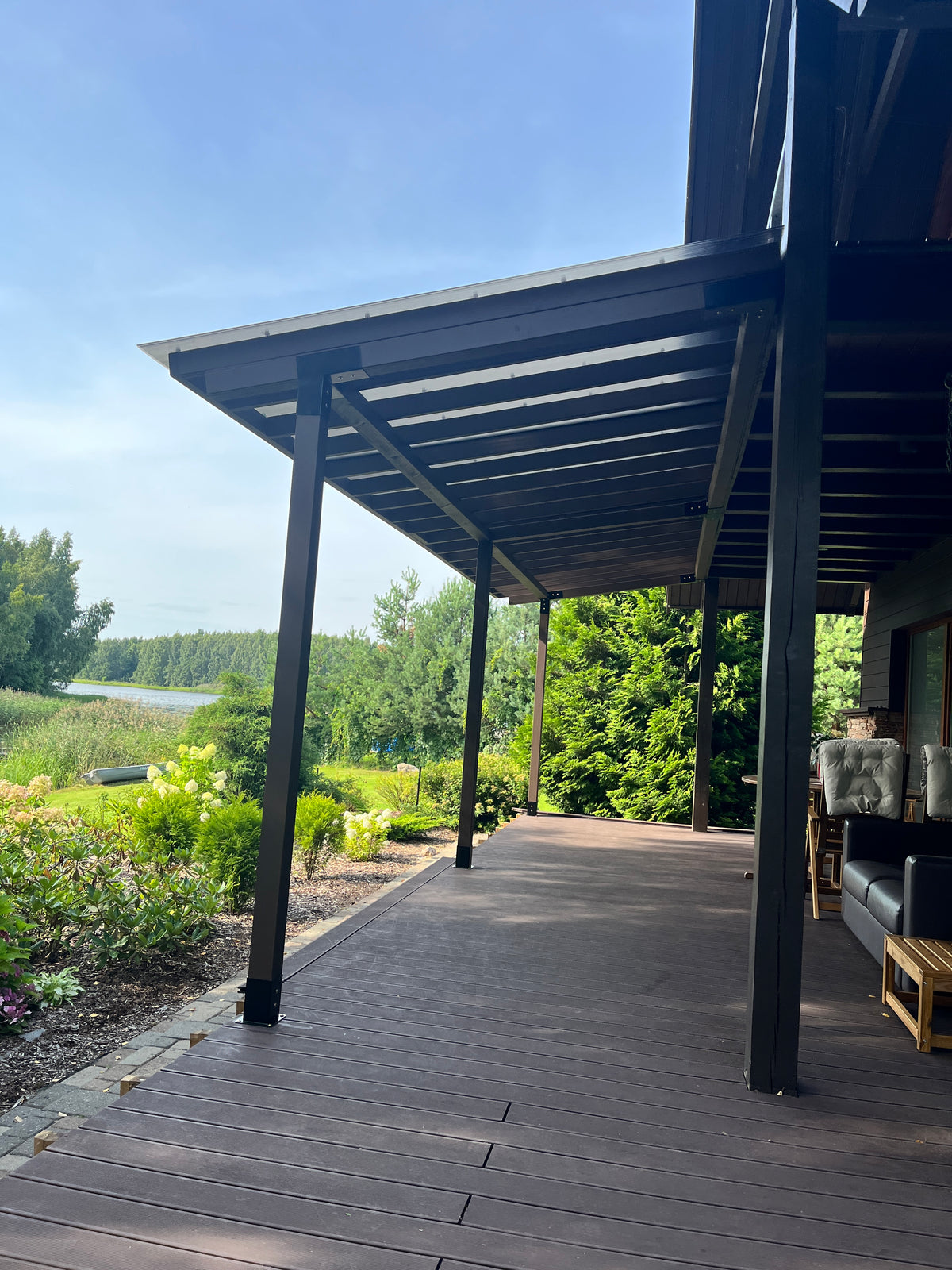 Modular  Wall mounted Canopy DIY,  7,5mx2,5m
