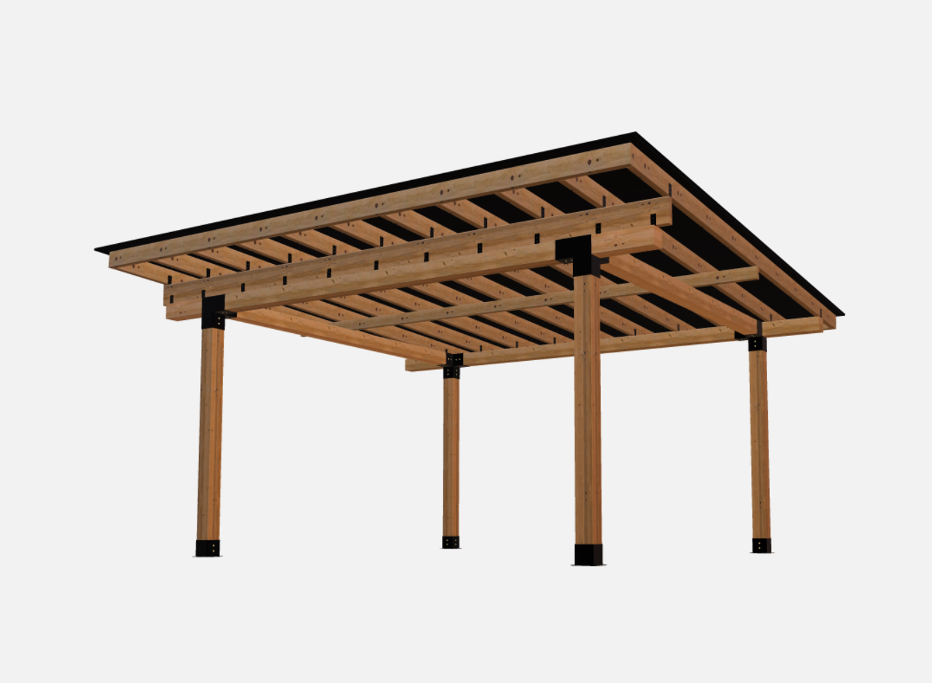 Canopy Bracket Kit(145x145mm lumber)