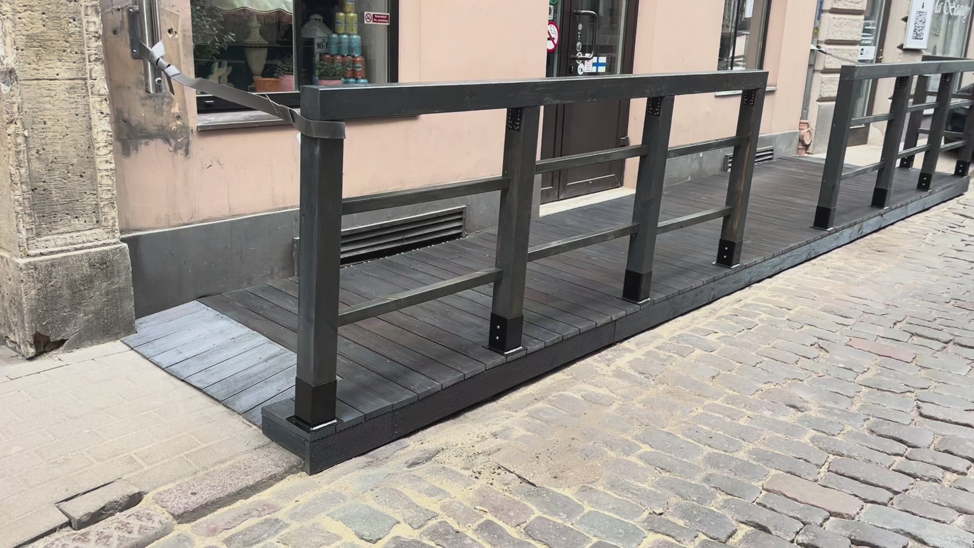 Terrace deck(parklet) 7mx1,5-1,7m, for cafes and restaurants