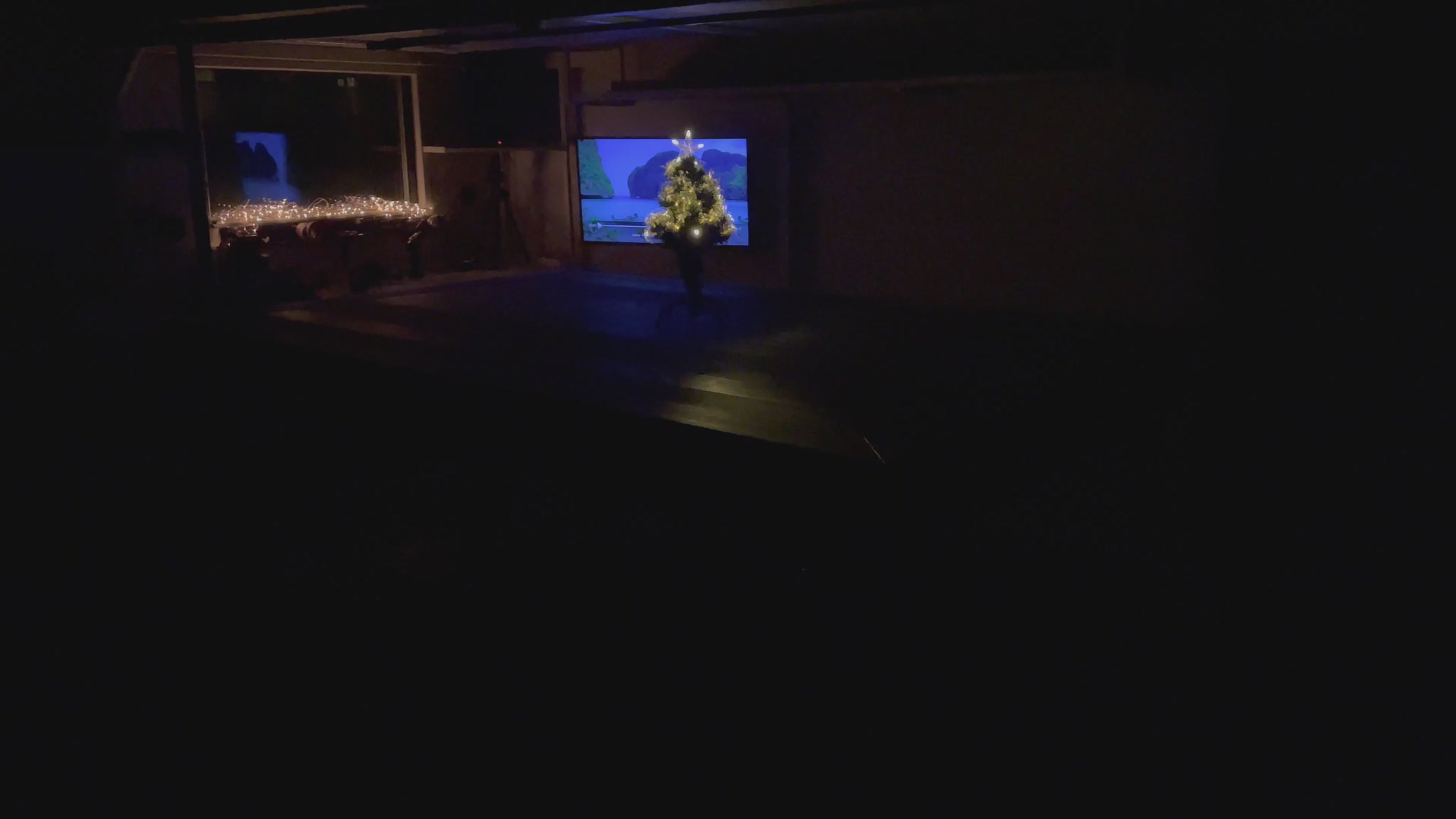 led gaismas terasei
