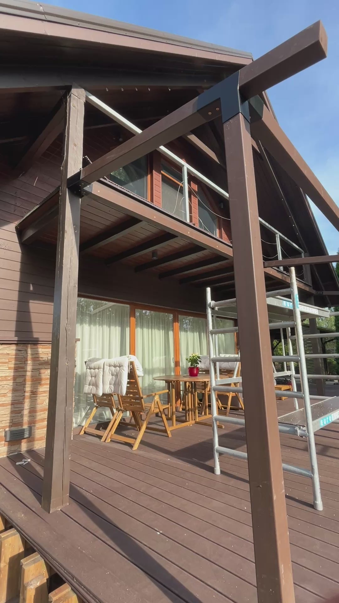 Modular  Wall mounted Canopy DIY,  7,5mx2,5m