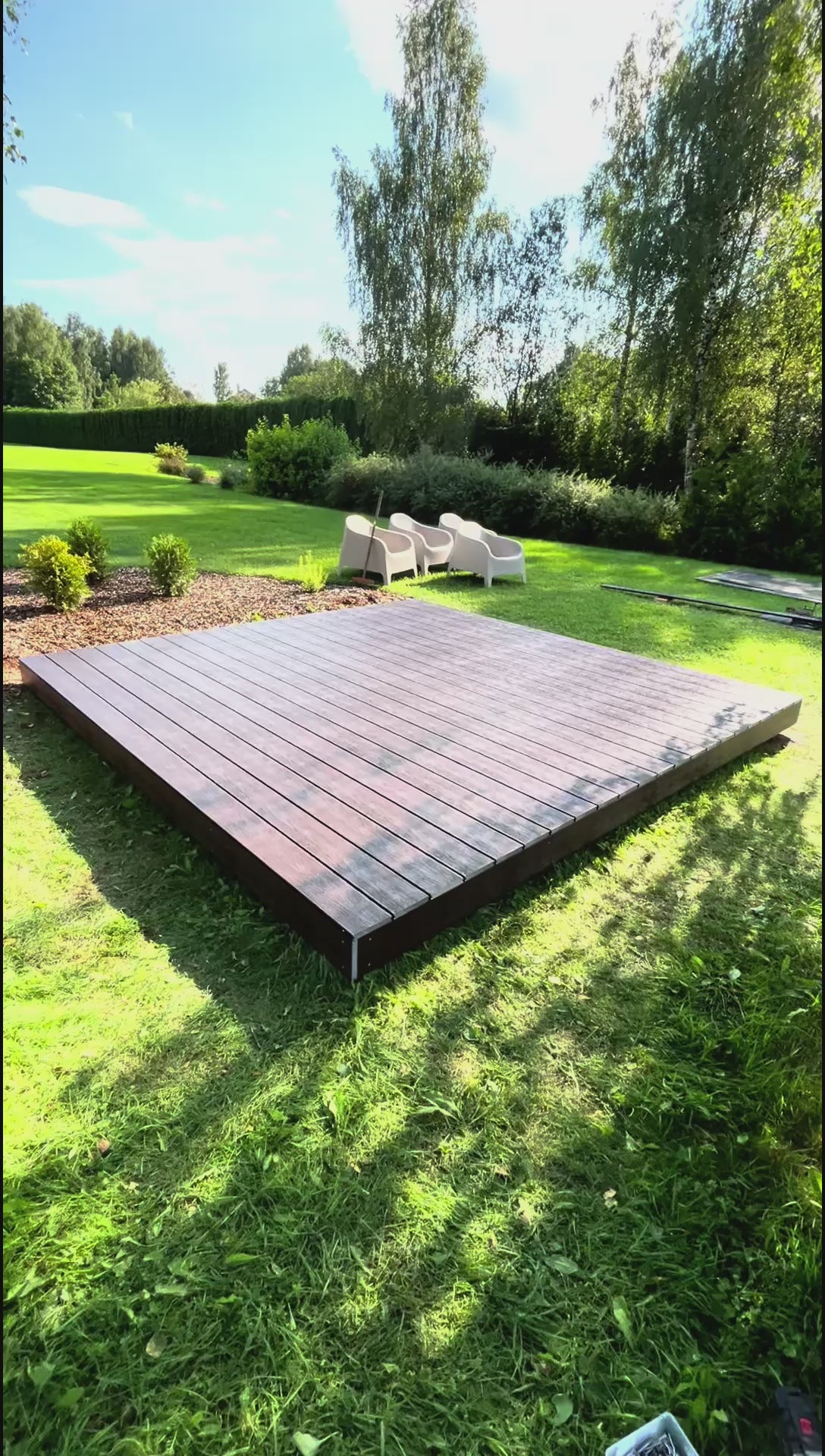 kompozita terase 3,5mx3,5m