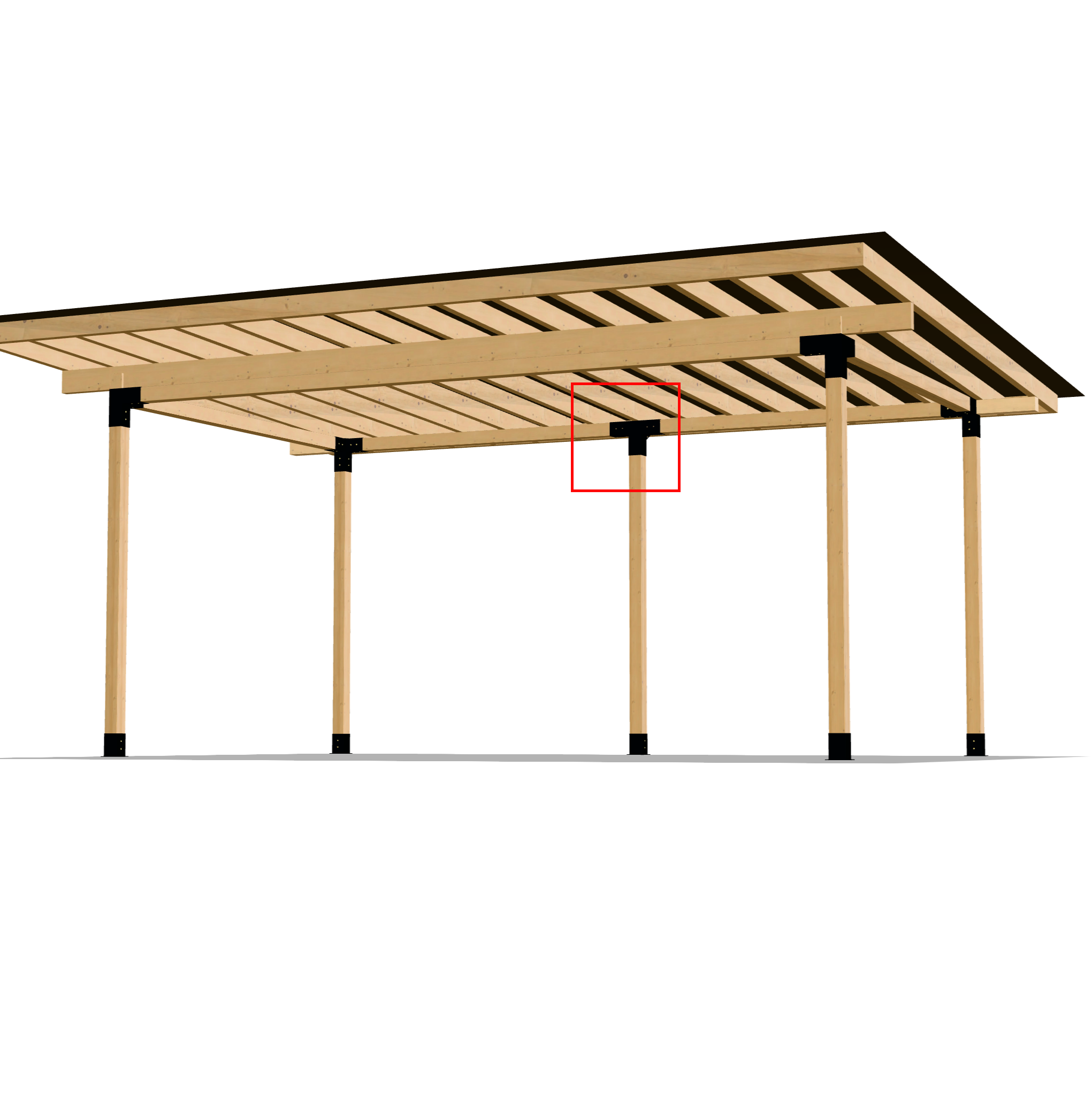 T-Extender Bracket (95x95mm lumber).